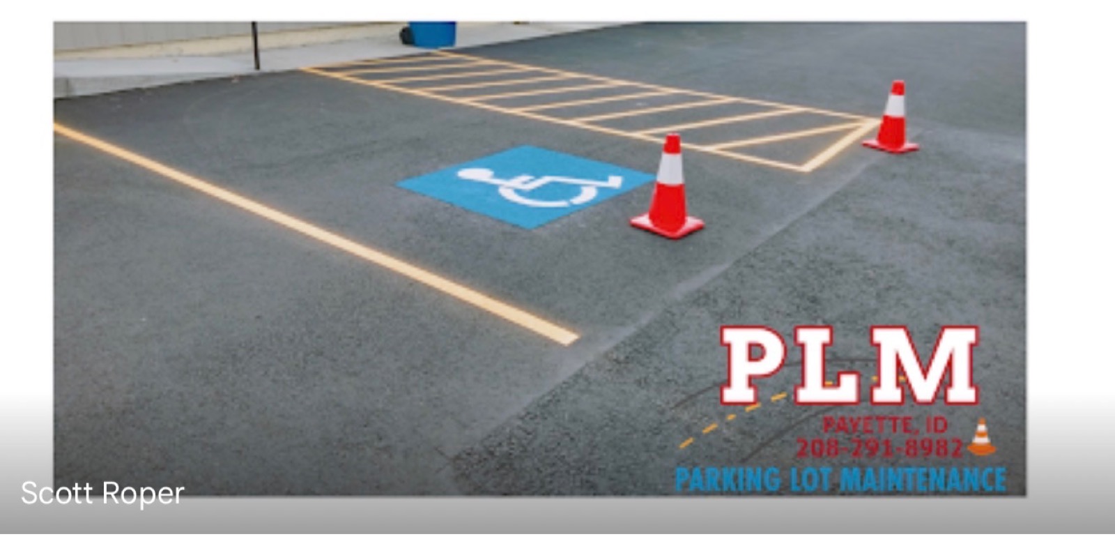 Payette Parking Lot Maintenance completed project photo