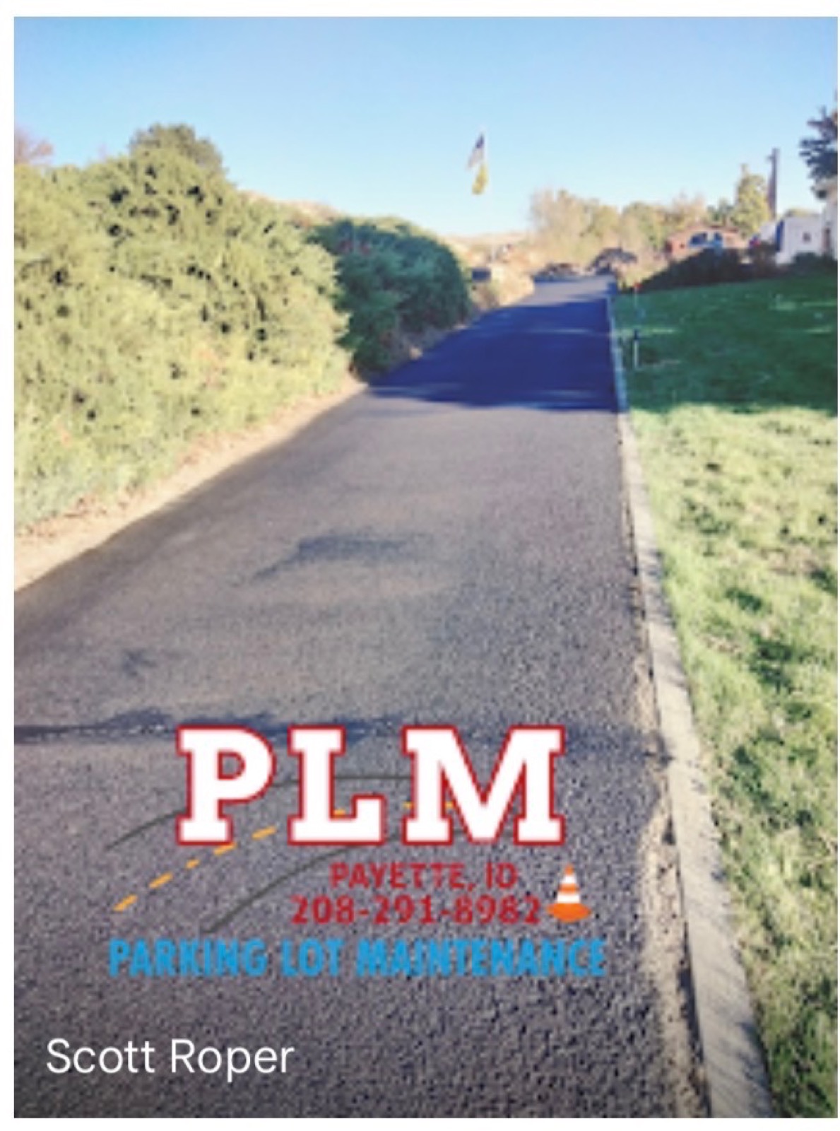 Payette Parking Lot Maintenance completed project photo