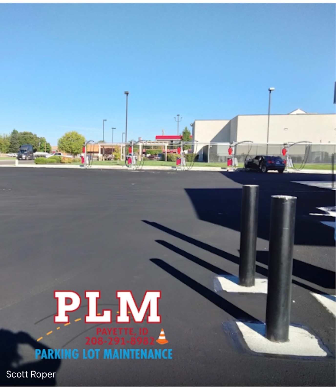 Payette Parking Lot Maintenance completed project photo