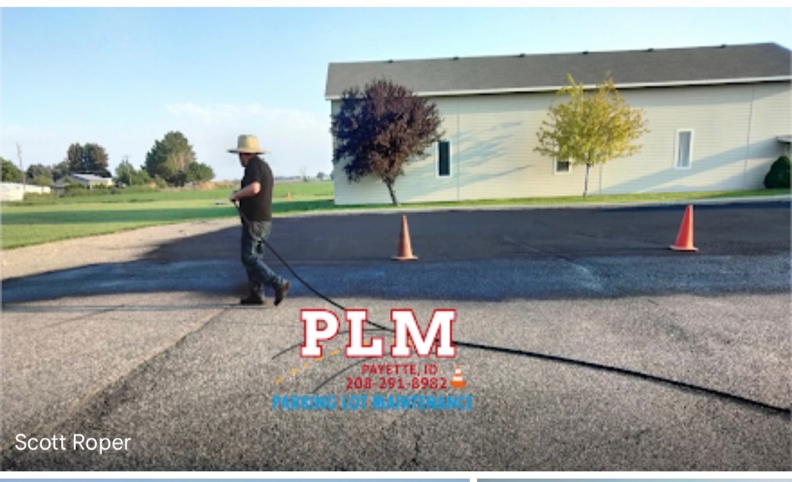Payette Parking Lot Maintenance completed project photo